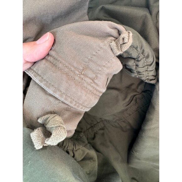 Hinge Women's Olive Green Jacket Size XS long sleeve lightweight 100% cotton - Picture 6 of 11